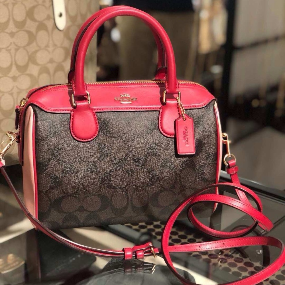 COACH MINI BENNETT SATCHEL HANDBAGS